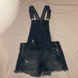 Short Shorts Overalls